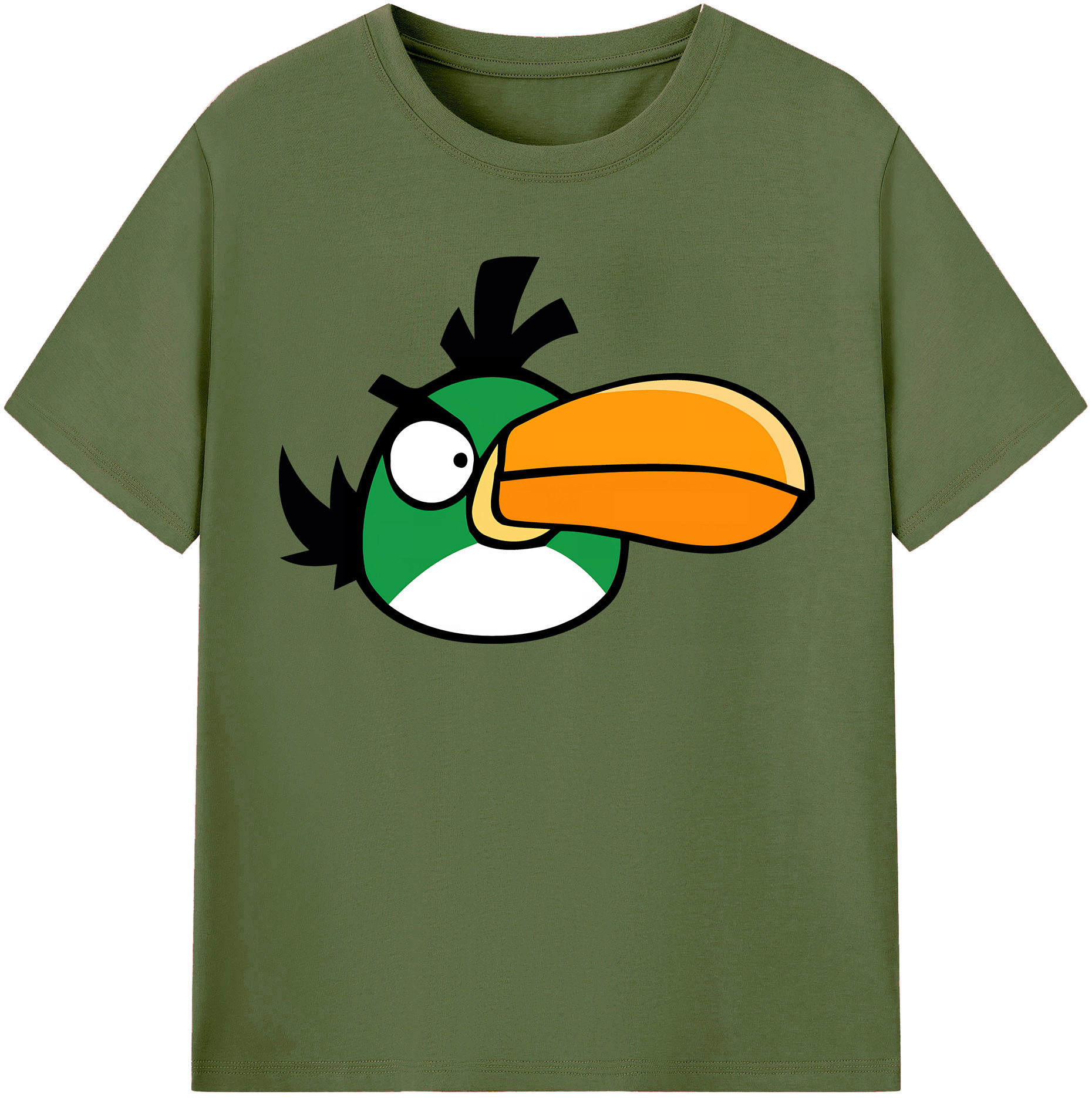 （画像用） Angry Birds アングリーバード 綿100％半袖Tシャツ（フロントプリント）